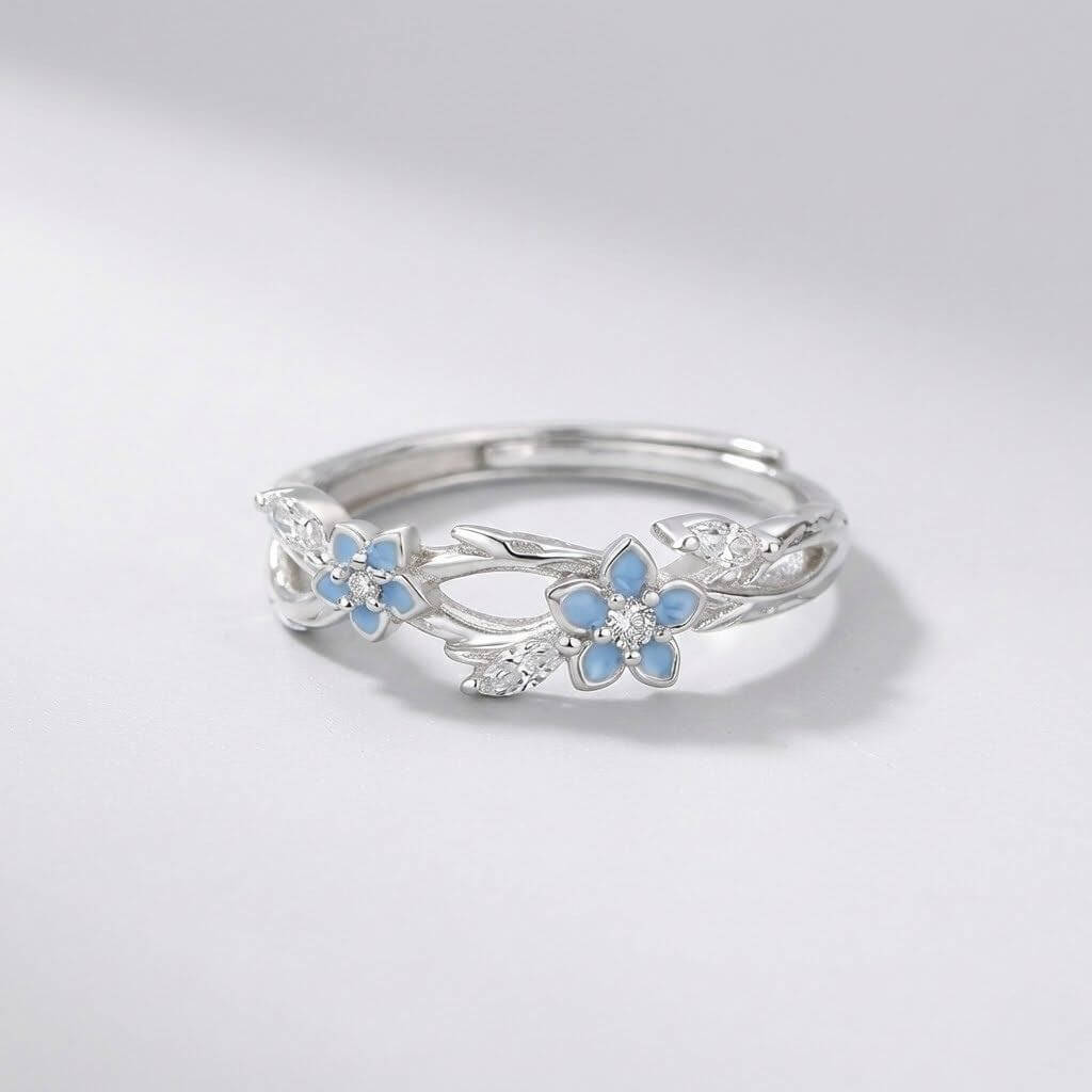 Coppia Anelli "Filo Blu del Destino"