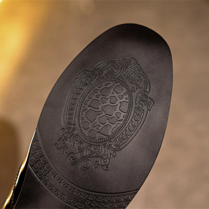 Mocassini in pelle a gradiente classici