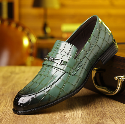 Scarpe slip-on chic in rilievo